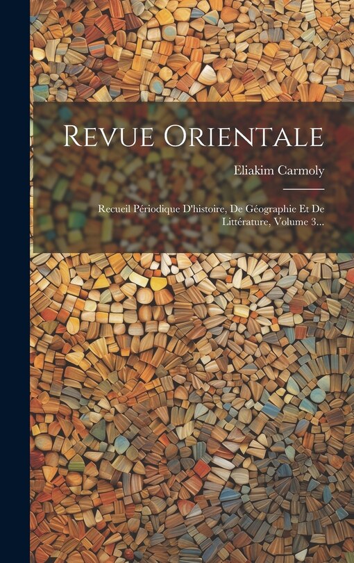 Front cover_Revue Orientale