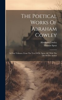 Couverture_The Poetical Works Of Abraham Cowley