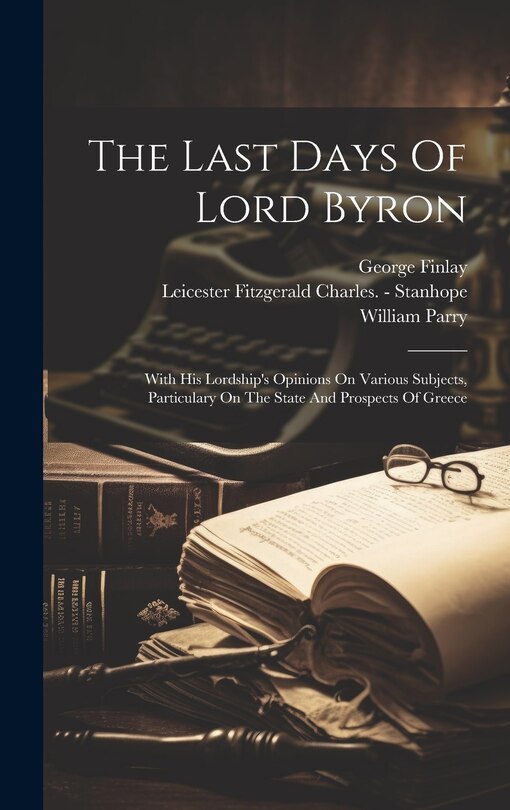 Couverture_The Last Days Of Lord Byron