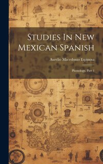 Front cover_Studies In New Mexican Spanish