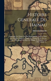 Couverture_Histoire Generale Du Hainau