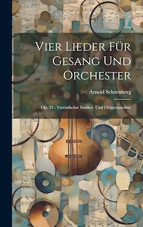 Front cover_Vier Lieder für Gesang und Orchester