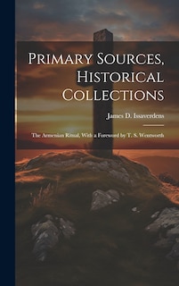 Couverture_Primary Sources, Historical Collections