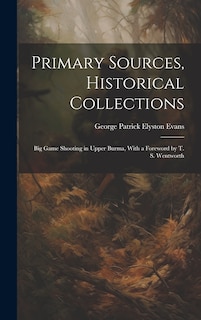 Front cover_Primary Sources, Historical Collections