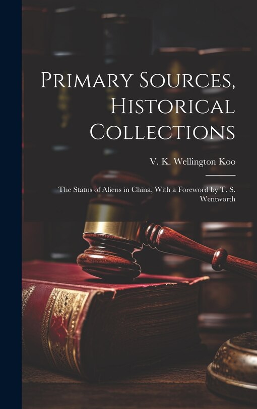 Couverture_Primary Sources, Historical Collections