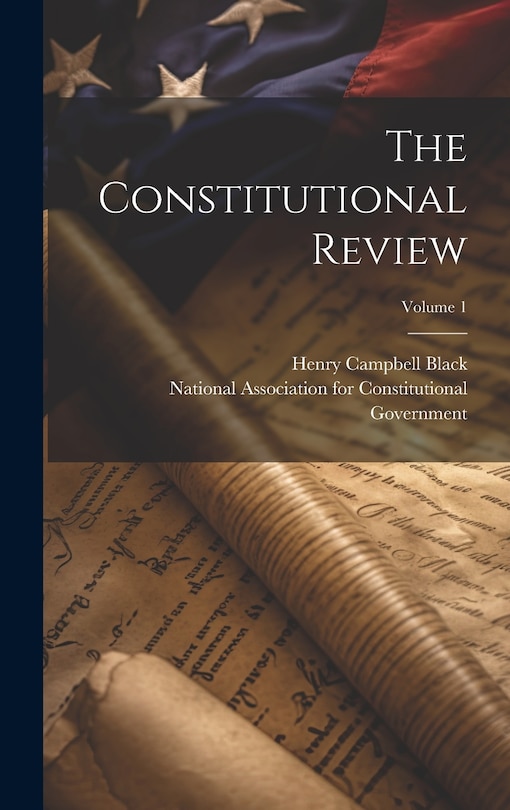 Front cover_The Constitutional Review; Volume 1