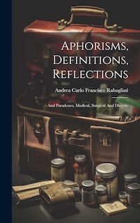 Front cover_Aphorisms, Definitions, Reflections