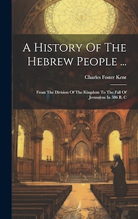 Couverture_A History Of The Hebrew People ...