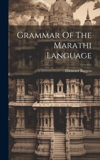 Front cover_Grammar Of The Marathi Language