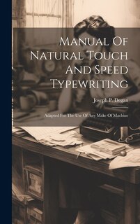 Couverture_Manual Of Natural Touch And Speed Typewriting
