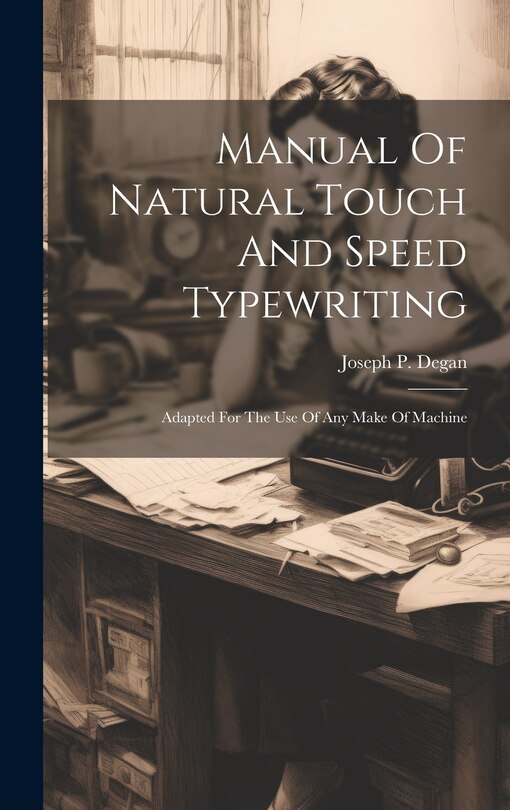 Couverture_Manual Of Natural Touch And Speed Typewriting