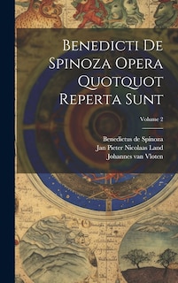Front cover_Benedicti De Spinoza Opera Quotquot Reperta Sunt; Volume 2