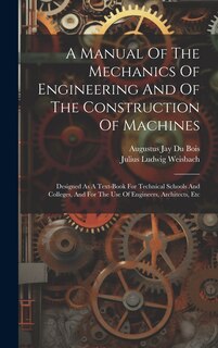 Front cover_A Manual Of The Mechanics Of Engineering And Of The Construction Of Machines