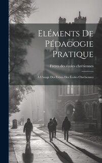 Couverture_Eléments De Pédagogie Pratique