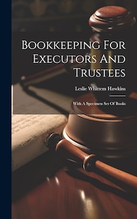 Couverture_Bookkeeping For Executors And Trustees