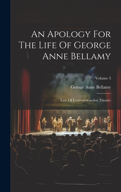 Couverture_An Apology For The Life Of George Anne Bellamy