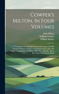 Front cover_Cowper's Milton, In Four Volumes