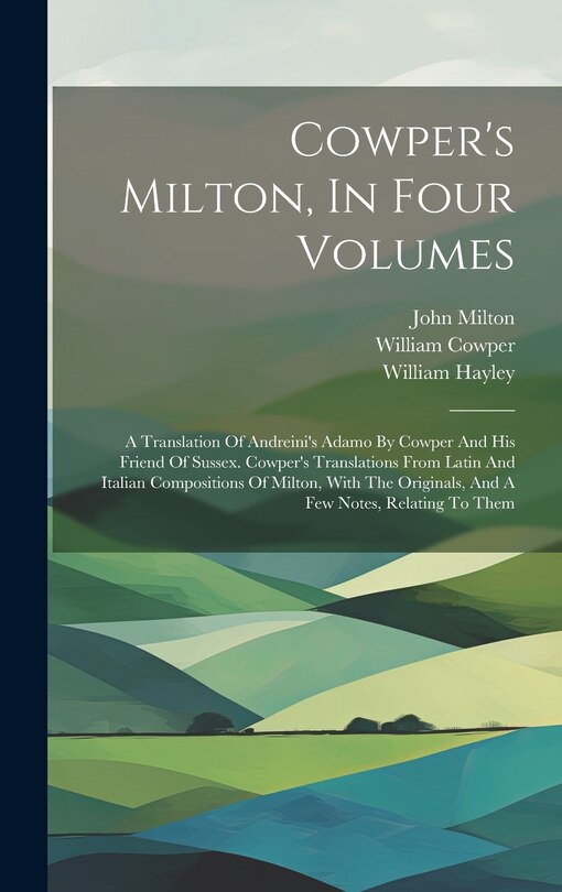 Front cover_Cowper's Milton, In Four Volumes