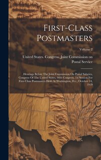 Front cover_First-class Postmasters
