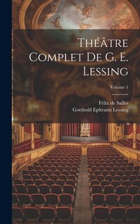 Front cover_Théâtre complet de G. E. Lessing; Volume 1