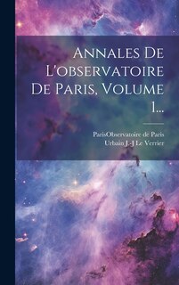 Front cover_Annales De L'observatoire De Paris, Volume 1...