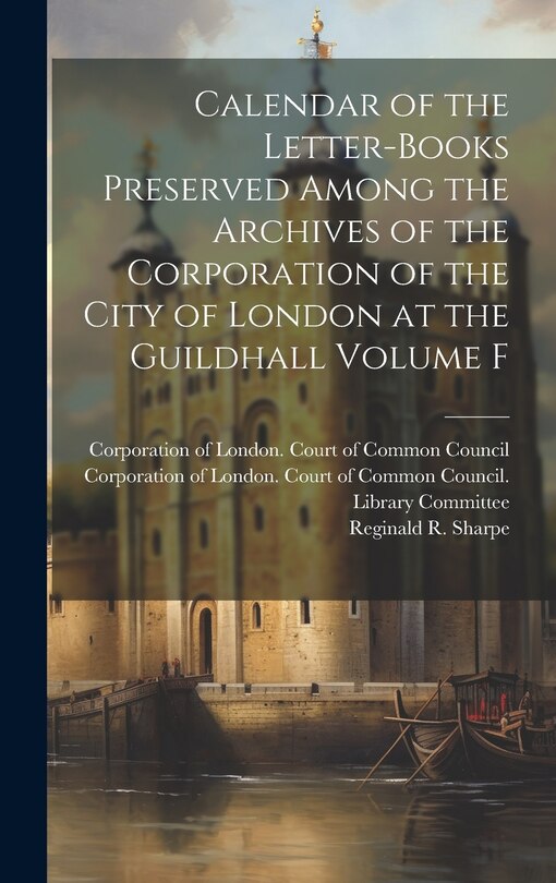 Couverture_Calendar of the Letter-books Preserved Among the Archives of the Corporation of the City of London at the Guildhall Volume F