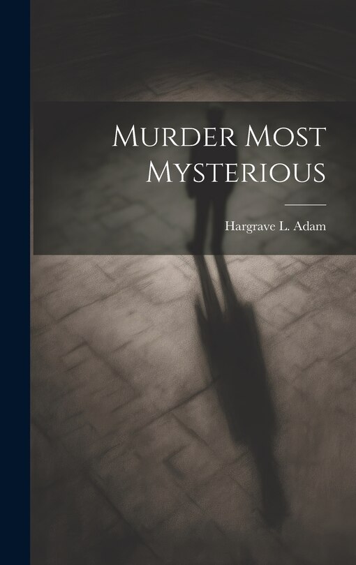 Front cover_Murder Most Mysterious