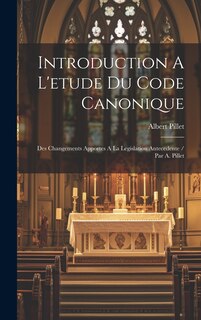 Front cover_Introduction A L'etude Du Code Canonique