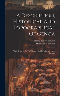 Front cover_A Description, Historical And Topographical Of Genoa