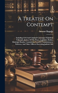 Front cover_A Treatise On Contempt