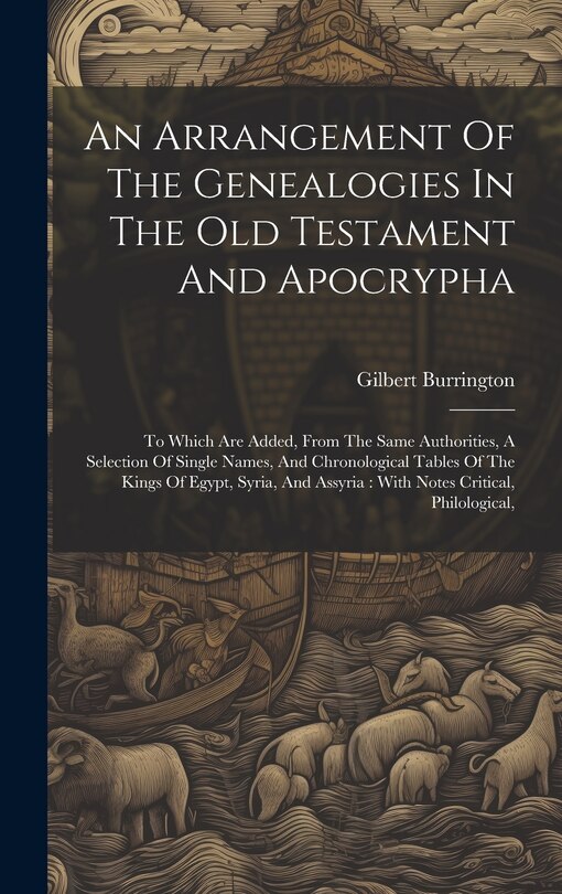 Front cover_An Arrangement Of The Genealogies In The Old Testament And Apocrypha