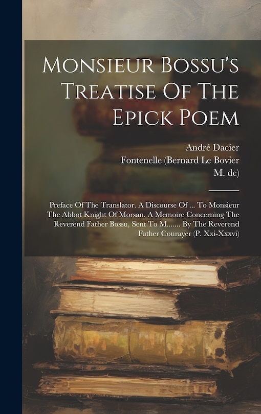 Front cover_Monsieur Bossu's Treatise Of The Epick Poem