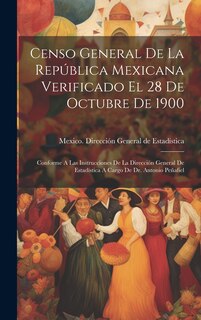 Front cover_Censo General De La República Mexicana Verificado El 28 De Octubre De 1900