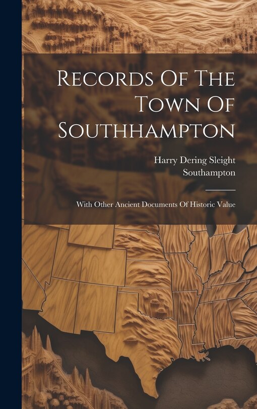 Front cover_Records Of The Town Of Southhampton