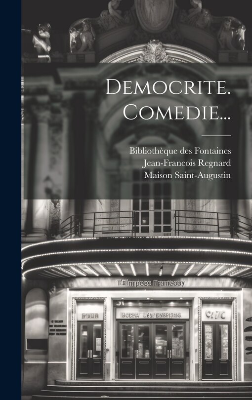 Front cover_Democrite. Comedie...