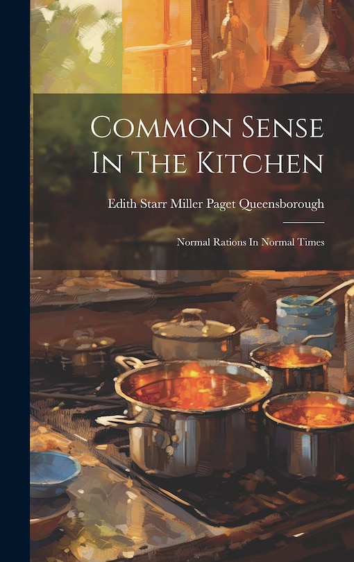 Front cover_Common Sense In The Kitchen