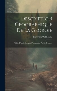 Front cover_Description Geographique De La Georgie