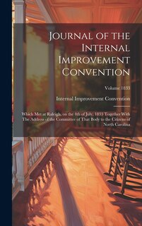 Couverture_Journal of the Internal Improvement Convention