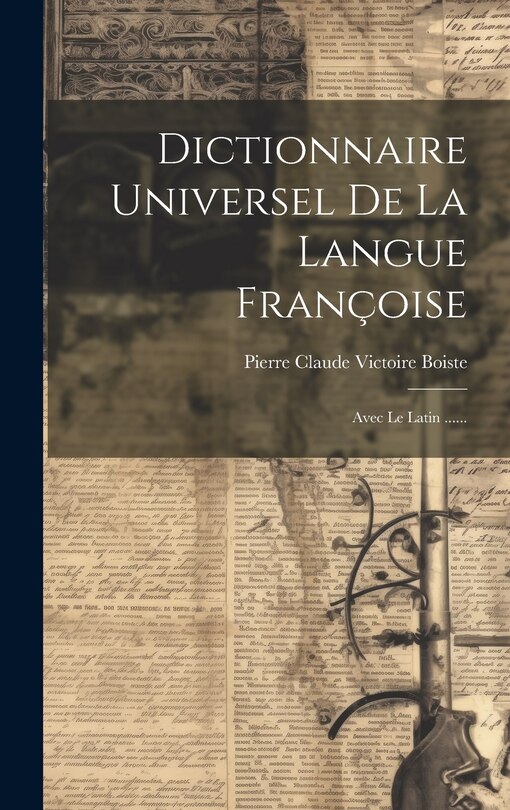 Front cover_Dictionnaire Universel De La Langue Françoise