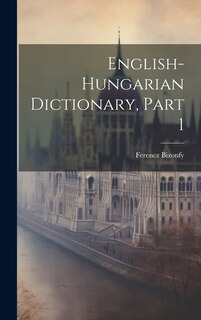Front cover_English-hungarian Dictionary, Part 1