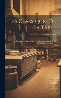 Couverture_Les Classiques De La Table