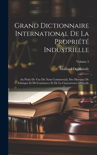 Couverture_Grand Dictionnaire International De La Propriété Industrielle