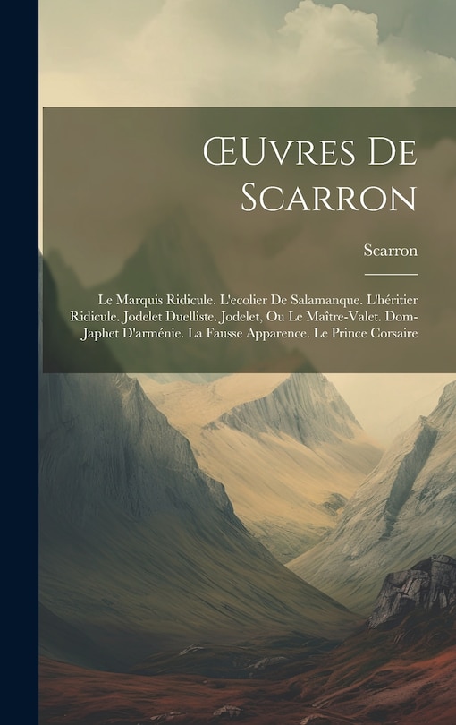 Front cover_OEuvres De Scarron