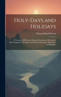 Couverture_Holy-Days and Holidays