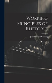 Front cover_Working Principles of Rhetoric