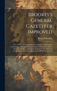 Couverture_Brookes's General Gazetteer Improved