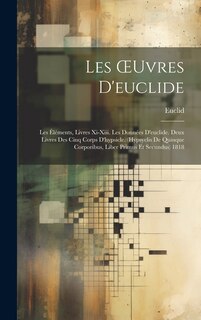 Front cover_Les OEuvres D'euclide