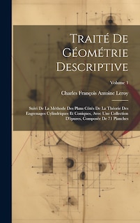 Couverture_Traité De Géométrie Descriptive