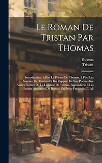 Front cover_Le Roman De Tristan Par Thomas