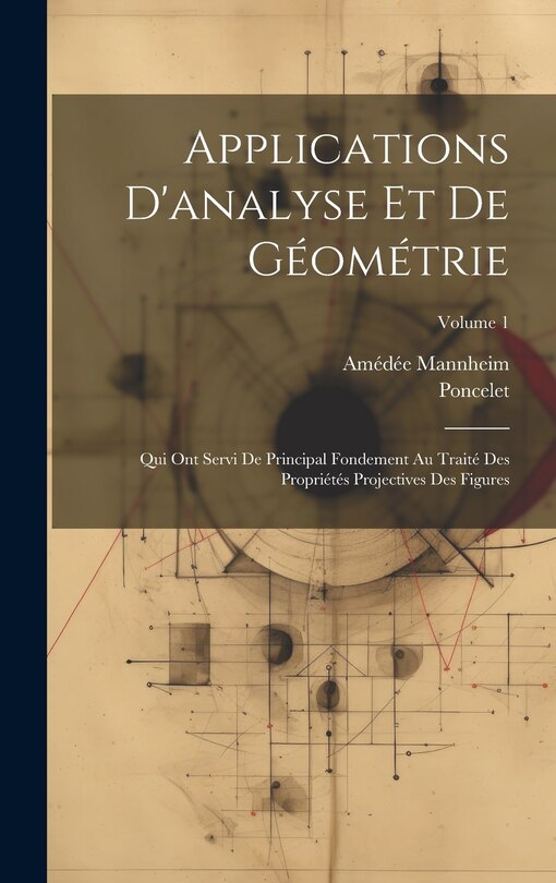 Front cover_Applications D'analyse Et De Géométrie